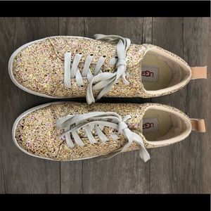 UGG W Karine chunky glitter in gold w box